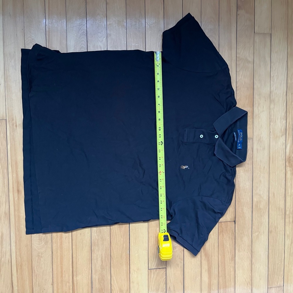 Polo Ralph Lauren Mens XL Navy Blue Pima Soft Touch Short Sleeve Polo Shirt - Picture 5 of 5